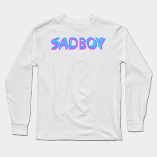 SAD BOY Vaporwave Long Sleeve T-Shirt